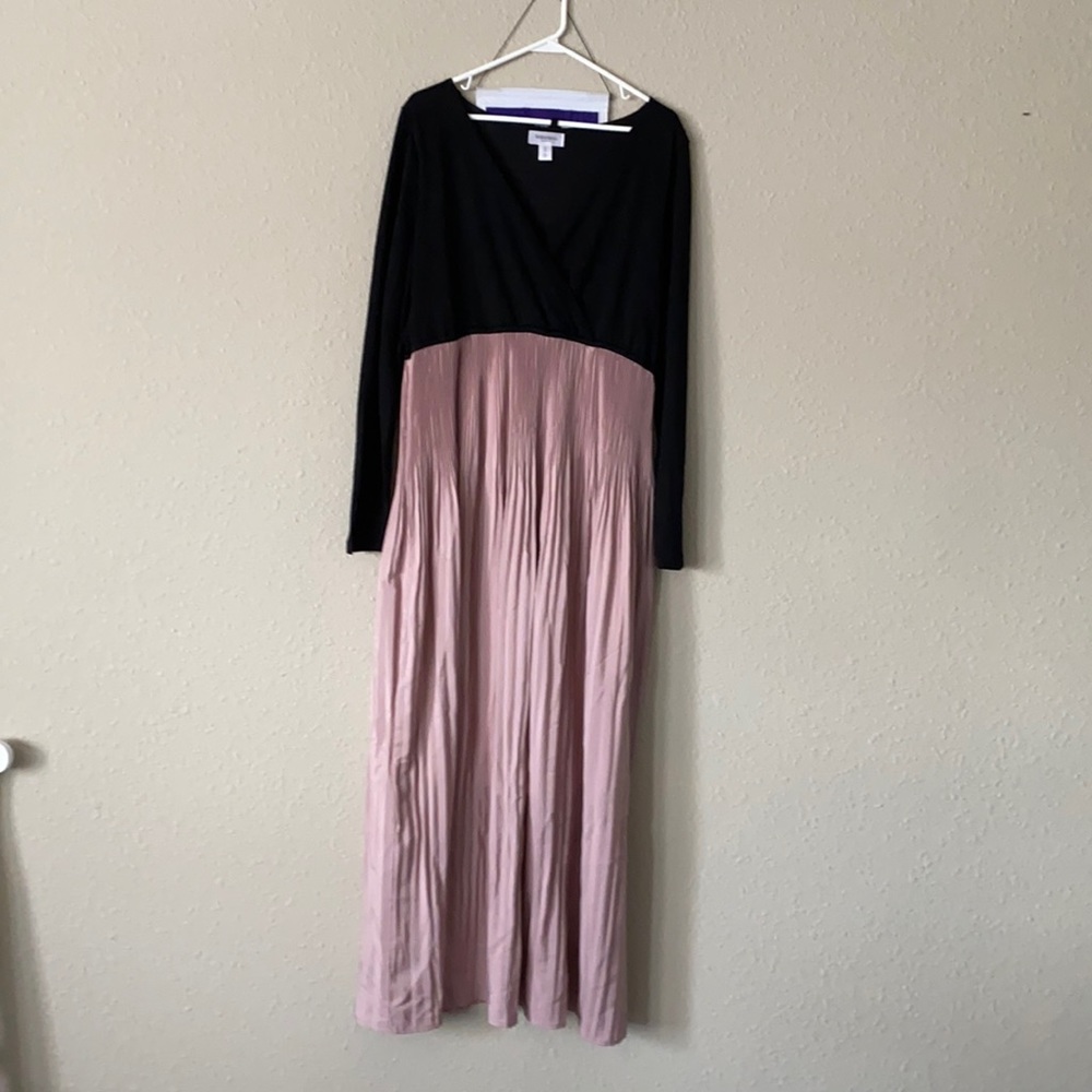 Motherhood Maternity LS formal dress
